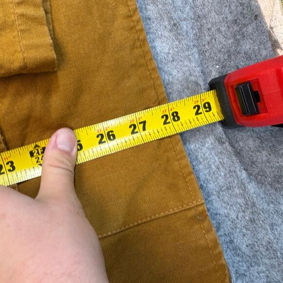 VINTAGE SafTBak Chore Jacket Mens XL Brown Duck Canvas Corduroy Collar Hunting - Picture 4 of 6